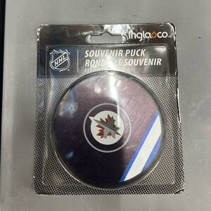 NHL Black and White Licensed Puck